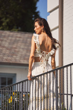 Malika Bustier Top - Ivory Tops - Cropped & Casual Rosewater House