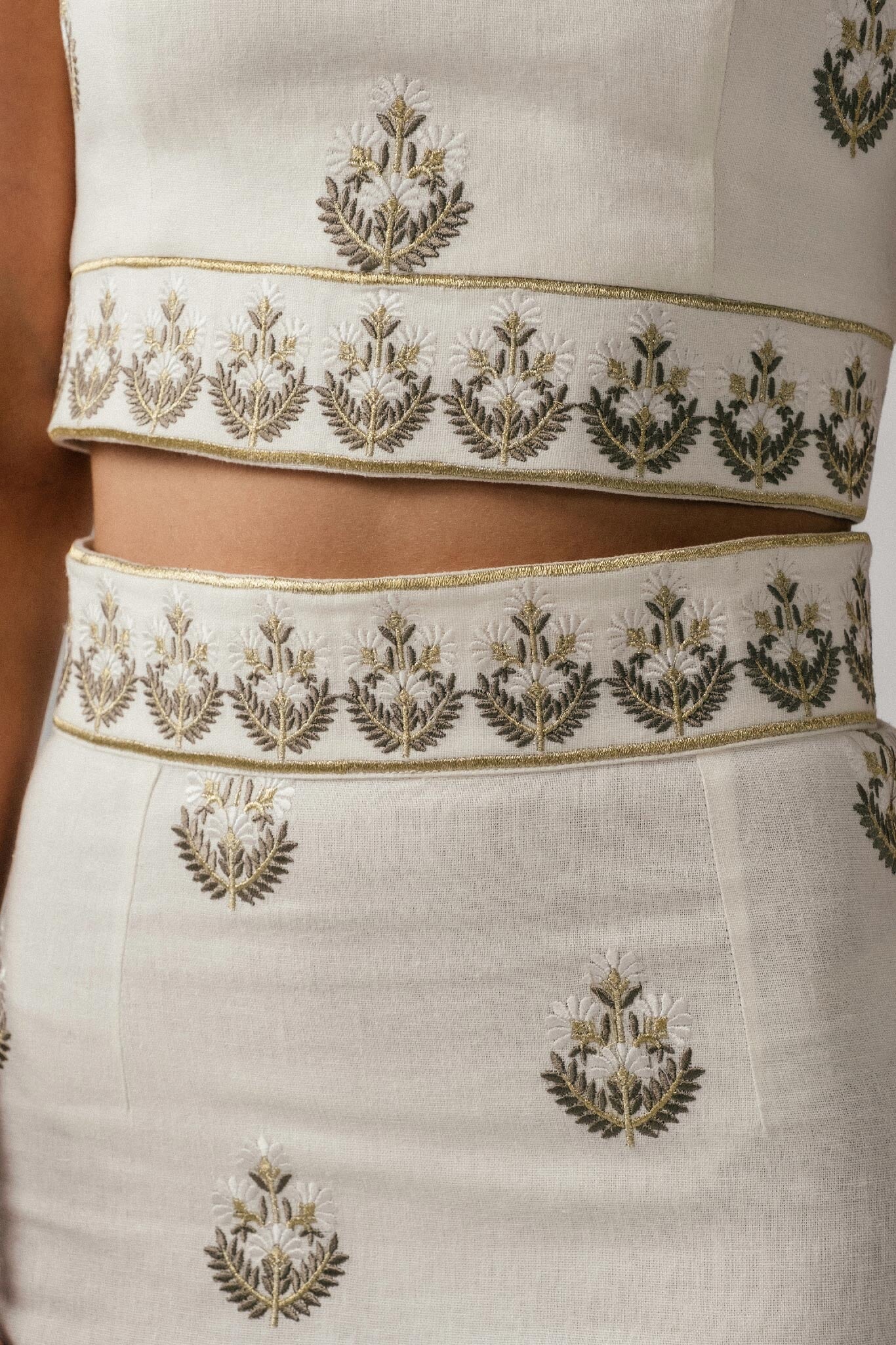 Begum Set - Ivory - RWH X Couper Exclusive Rosewater House