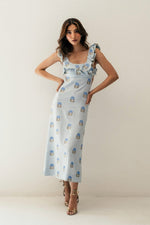 Malika Dress - Baby Blue Dresses - Formal Rosewater House