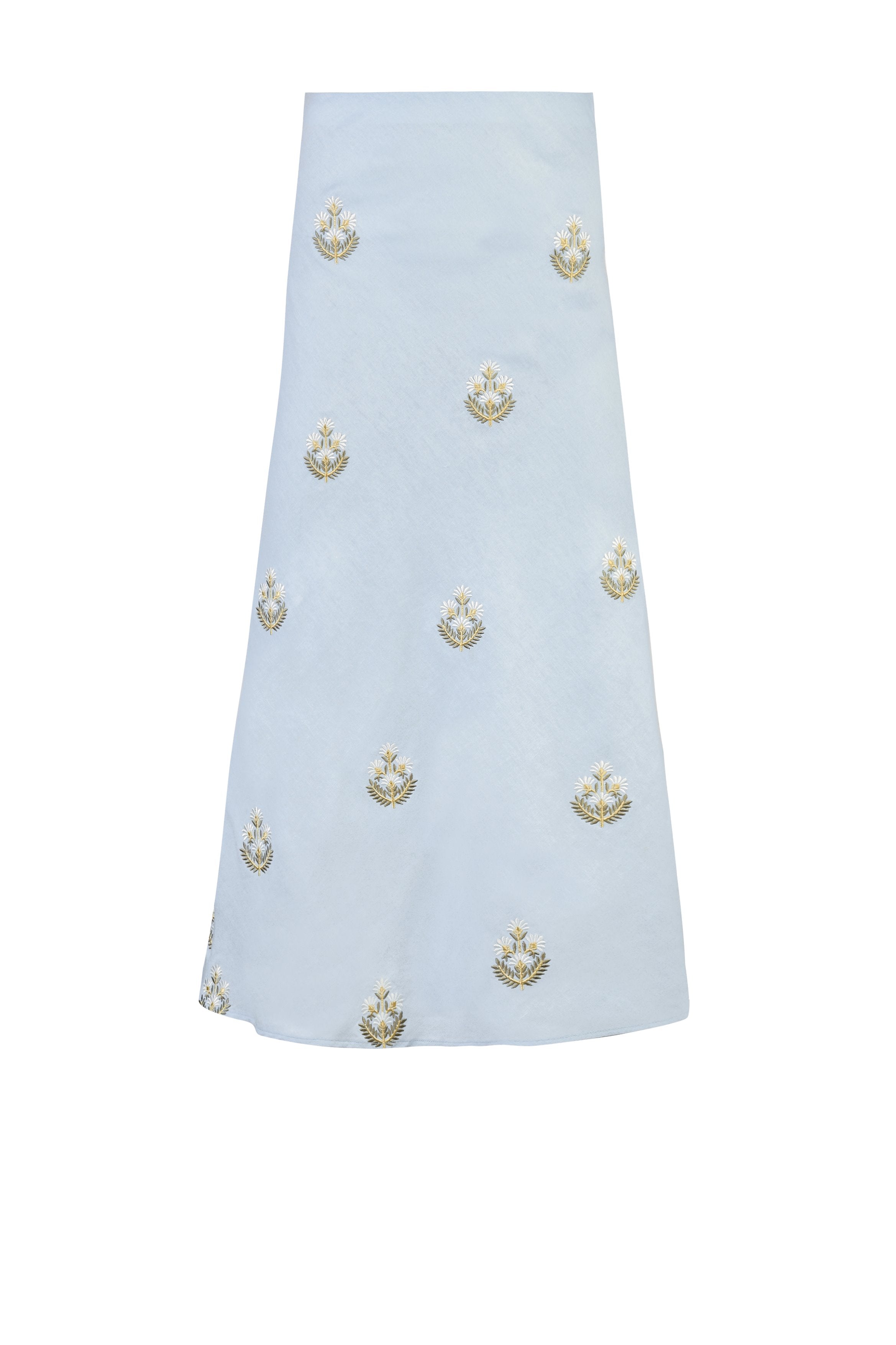 Mina Skirt - Baby Blue & Ivory (OTM Exclusive) Rosewater House