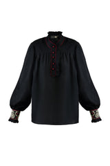 Cypress Blouse - Black Rosewater House 
