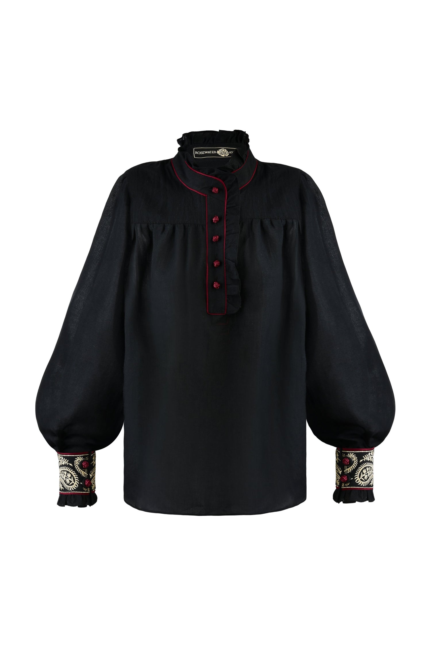 Cypress Blouse - Cypress Embroidery Tops - Blouse Rosewater House 