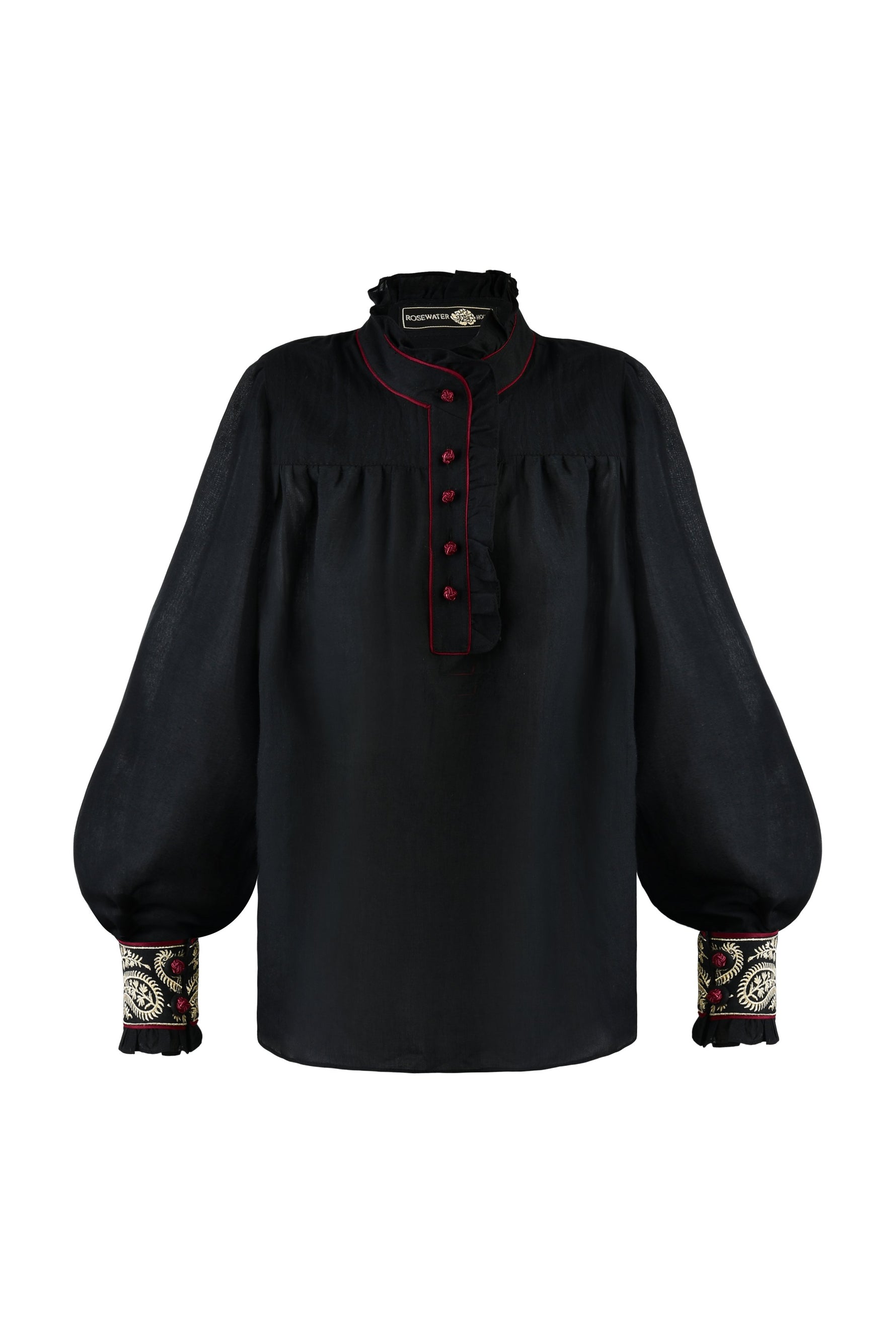 Cypress Blouse - Cypress Embroidery Tops - Blouse Rosewater House 