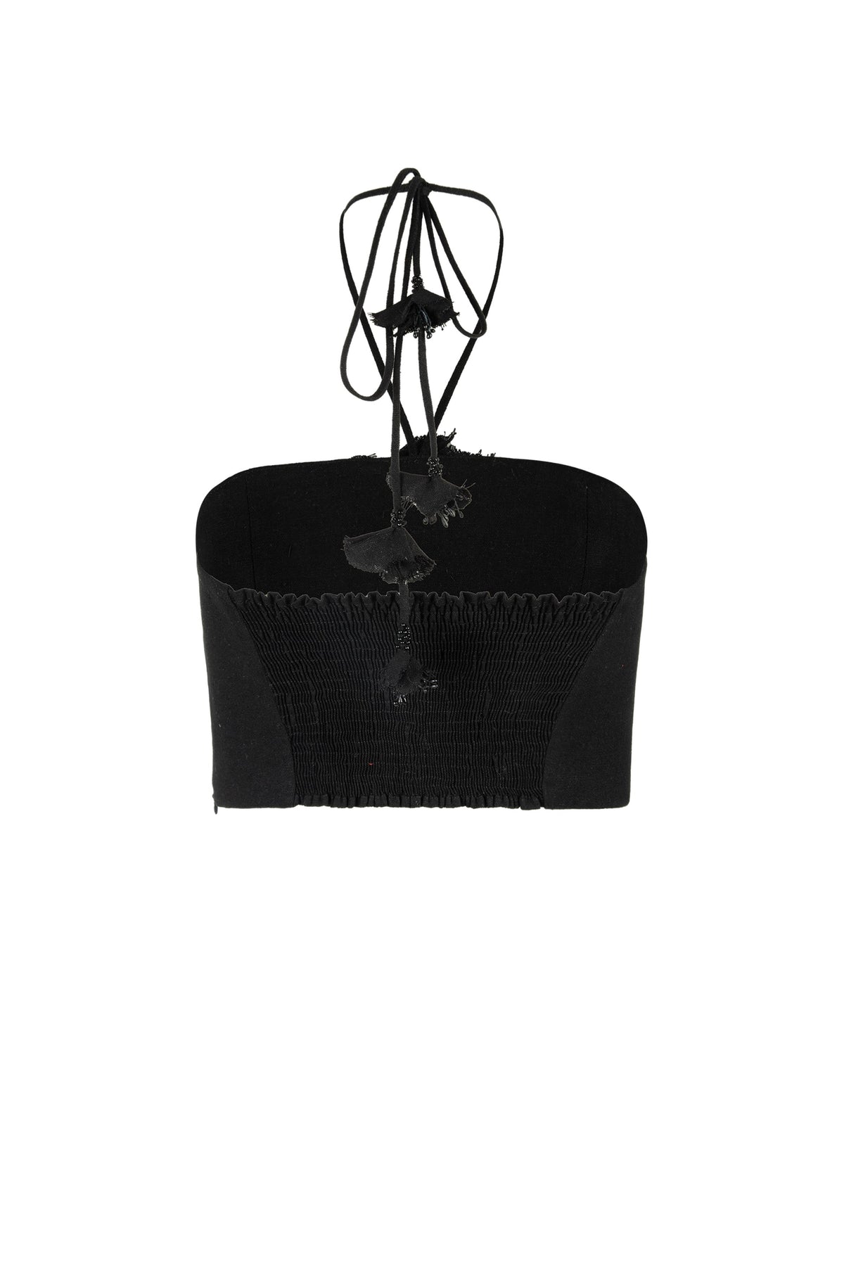 Gol Crop Top - Persica Floral Embelishment Tops - Bustier & Embroidered Rosewater House - Wholesale SS25 