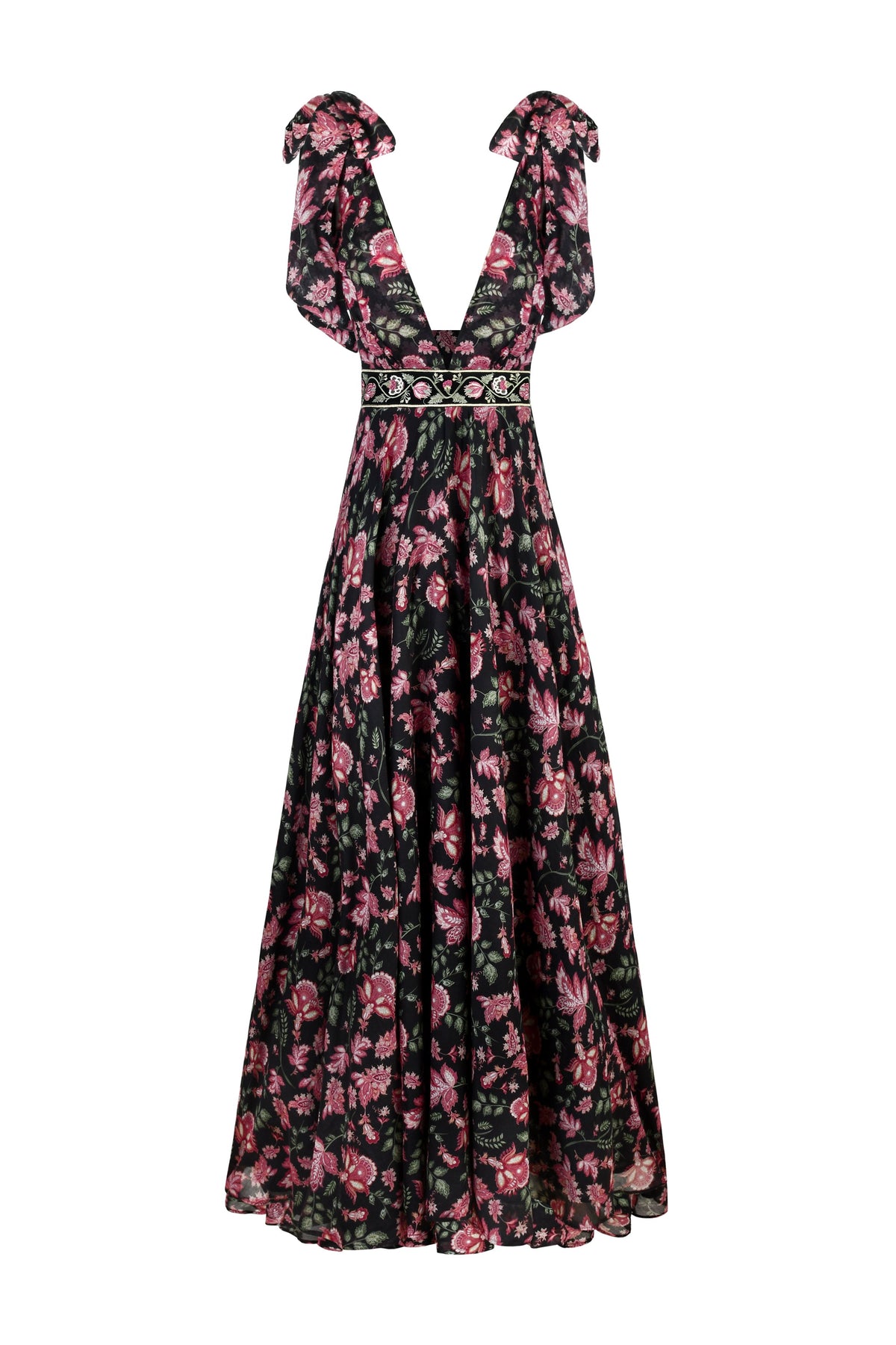 Fiona Dress - Golestan Print + Golestoon Embroidery Dresses - Maxi Rosewater House 