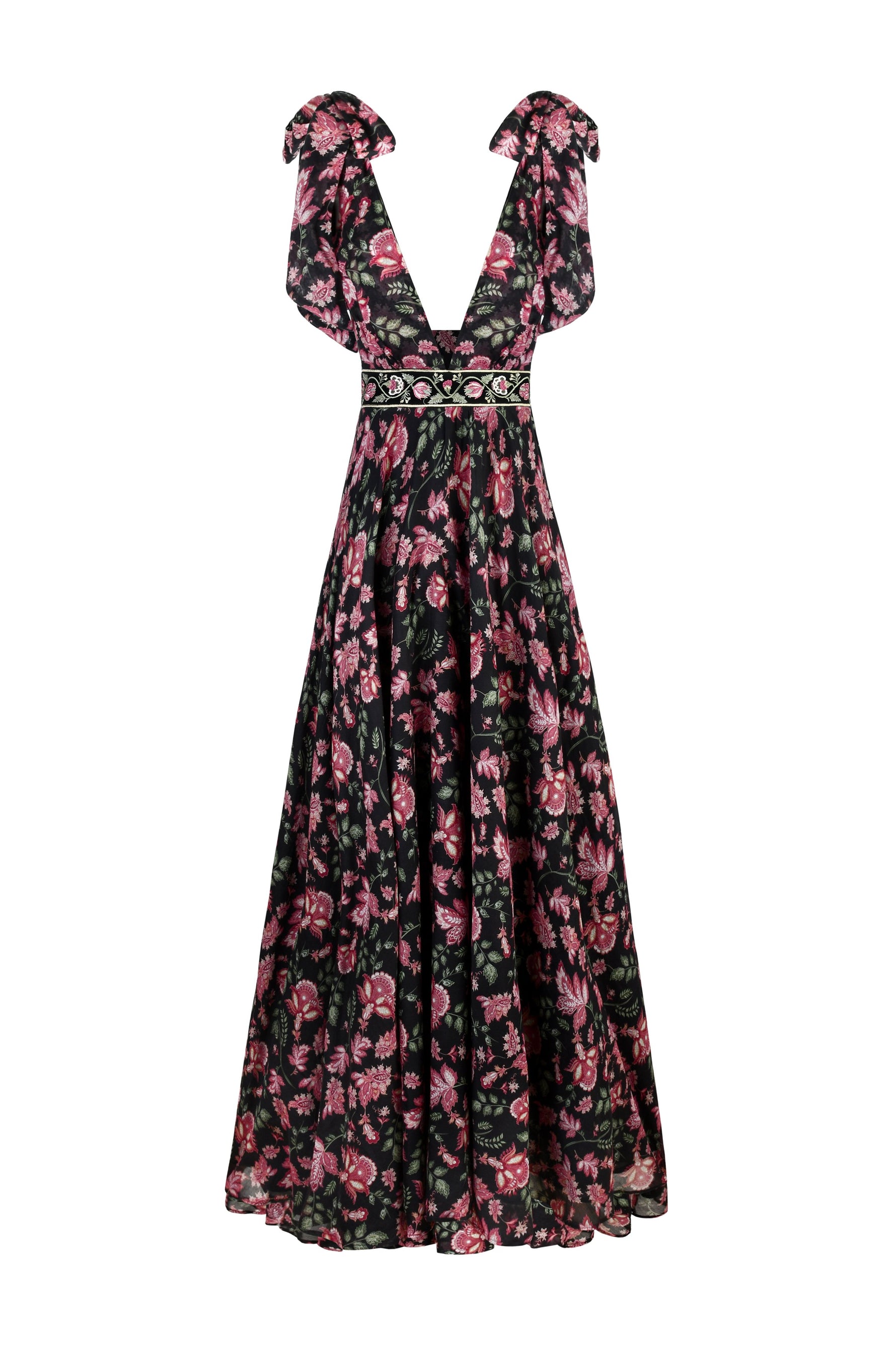 Fiona Dress - Golestan Print + Golestoon Embroidery Dresses - Maxi Rosewater House 