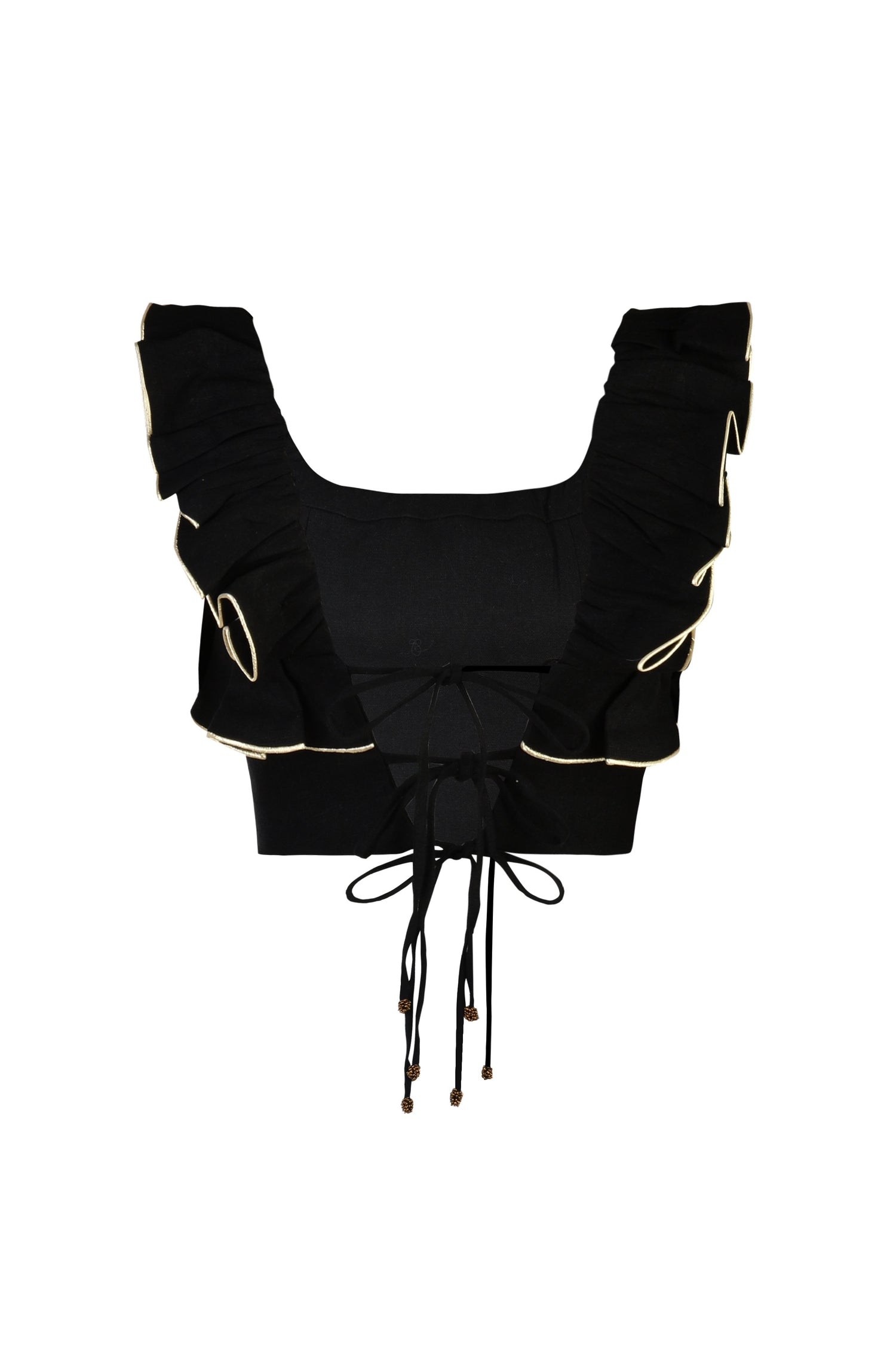 Malika Bustier Top Tops - Bustier & Embroidered Rosewater House 