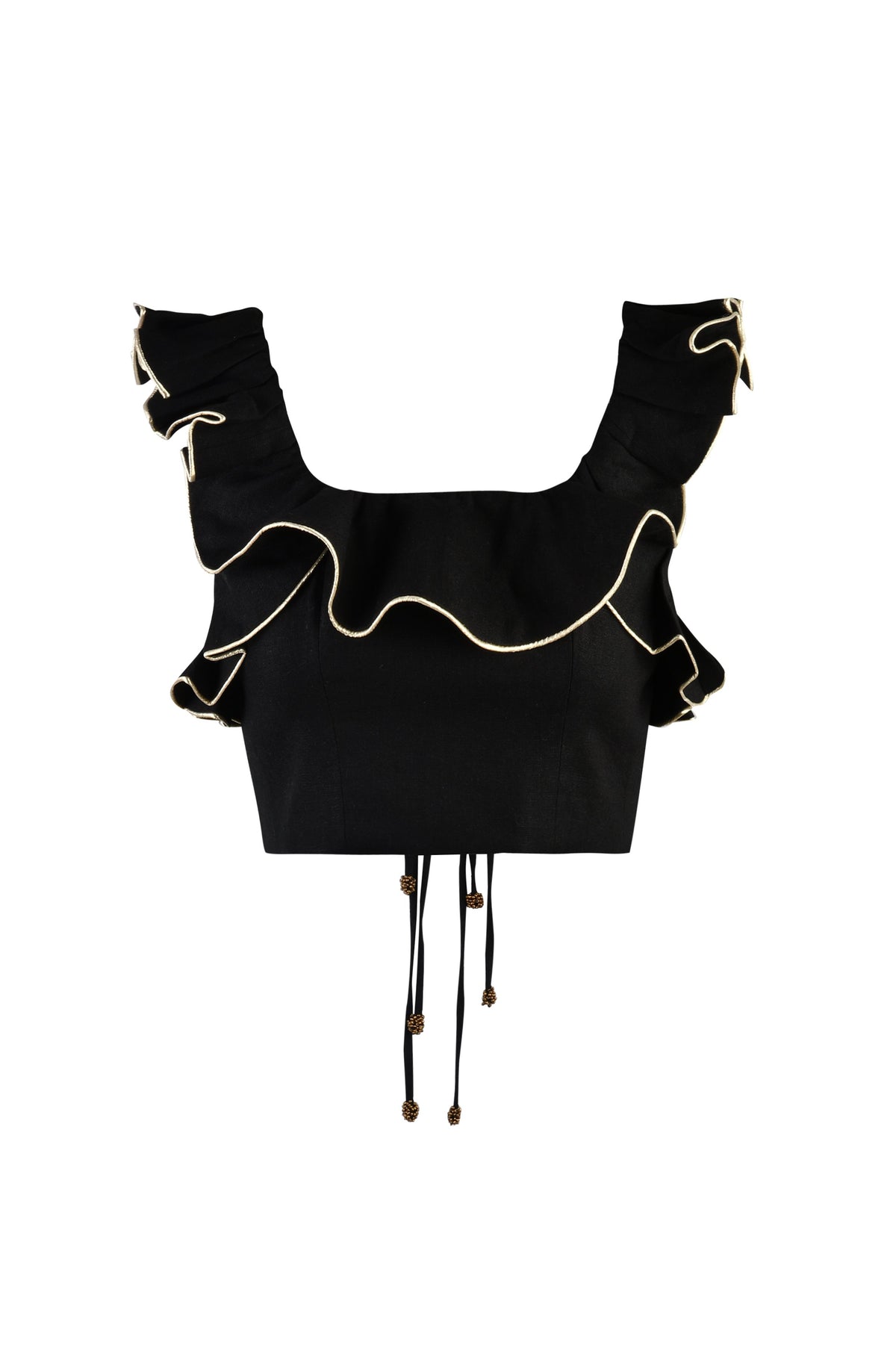 Malika Bustier Top Tops - Bustier & Embroidered Rosewater House 
