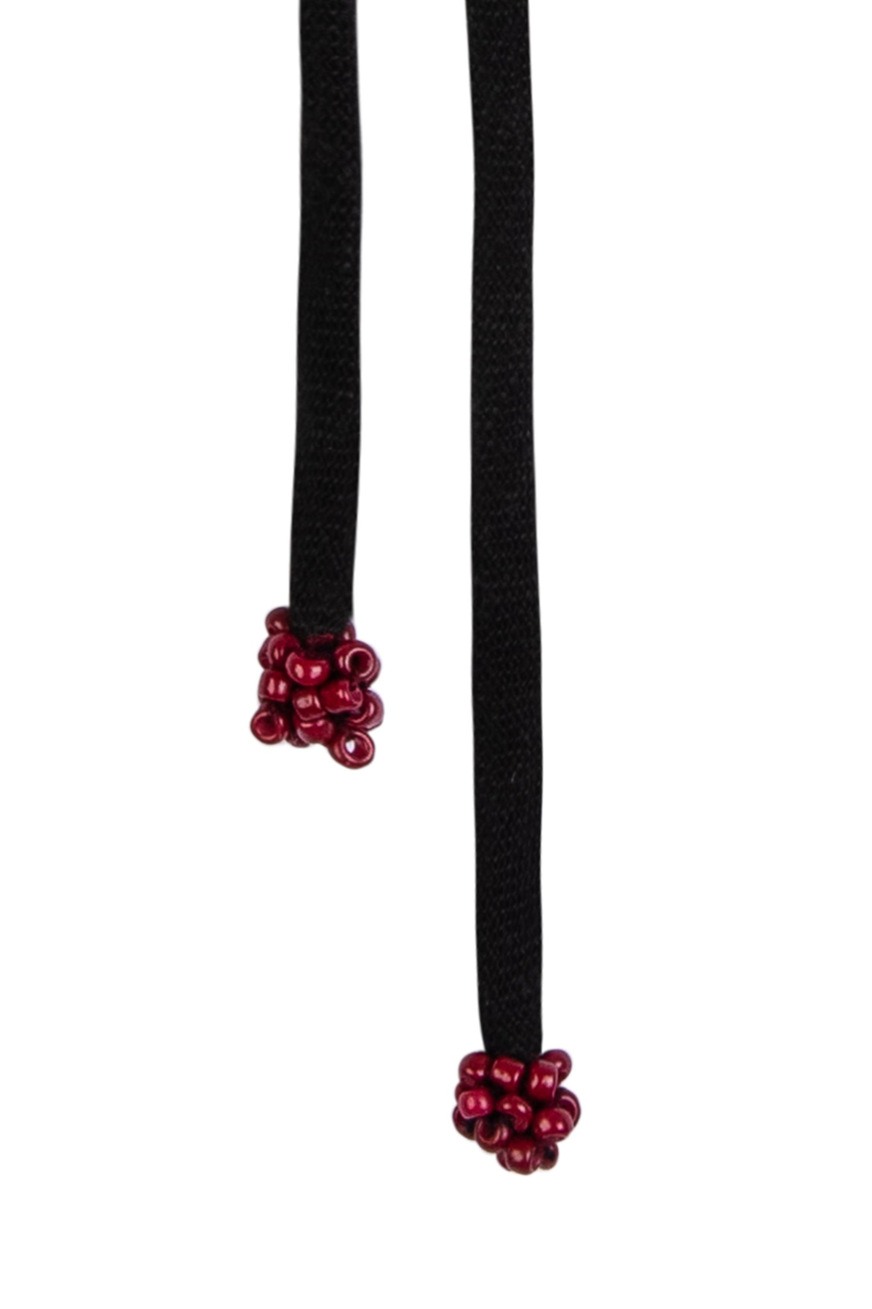 Golsa Top - Golestan embroidery Red & Black Tops - Bustier & Embroidered Rosewater House
