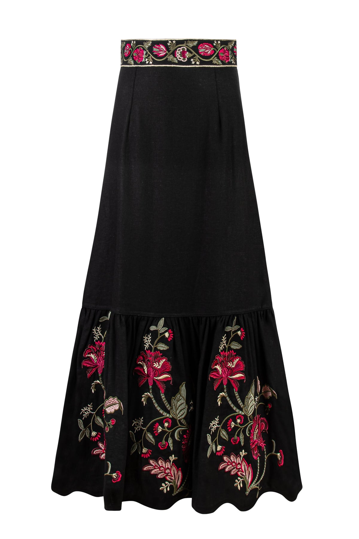 Golsa Skirt - Golsa Embroidery Bottoms - Skirts Rosewater House 