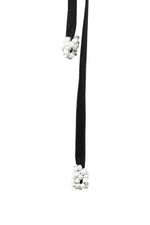 Rosa Silk Tafetta Cut Out Top - Black & White Rosewater House