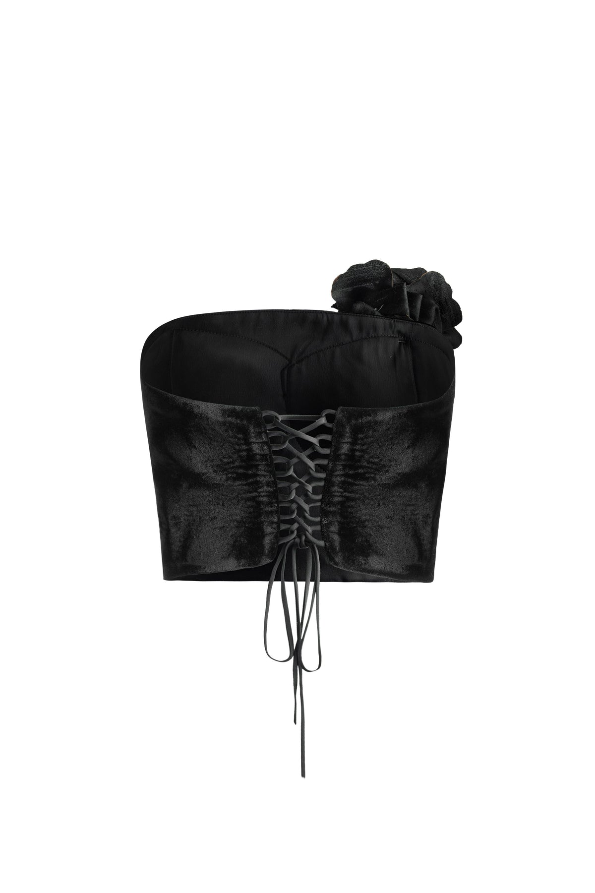 Rosa Strapless Bustier Top - Persica Floral Embelishment Tops - Bustier & Embroidered Rosewater House 