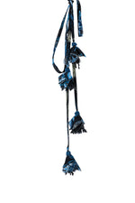 Lona Top - Hydraenga Printed Chiffon Blue & White Tops - Bustier & Embroidered Rosewater House 
