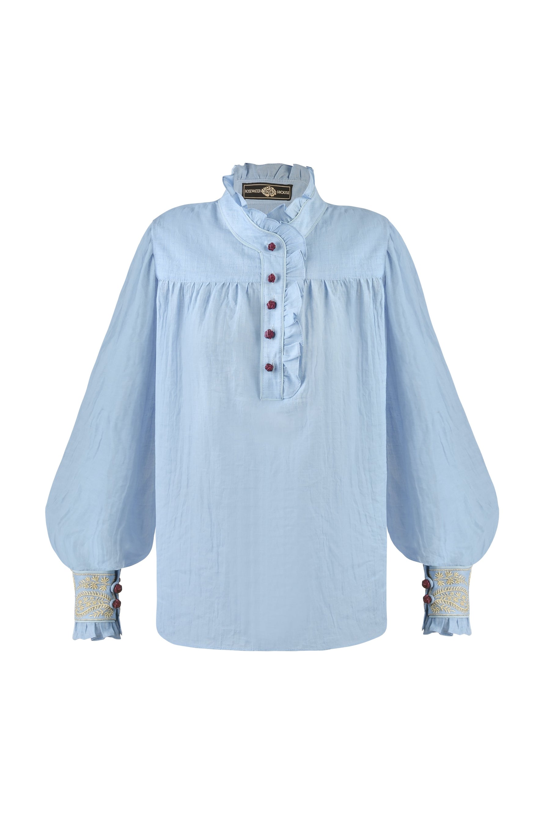 Cypress Blouse - Cypress Embroidery Tops - Blouse Rosewater House 