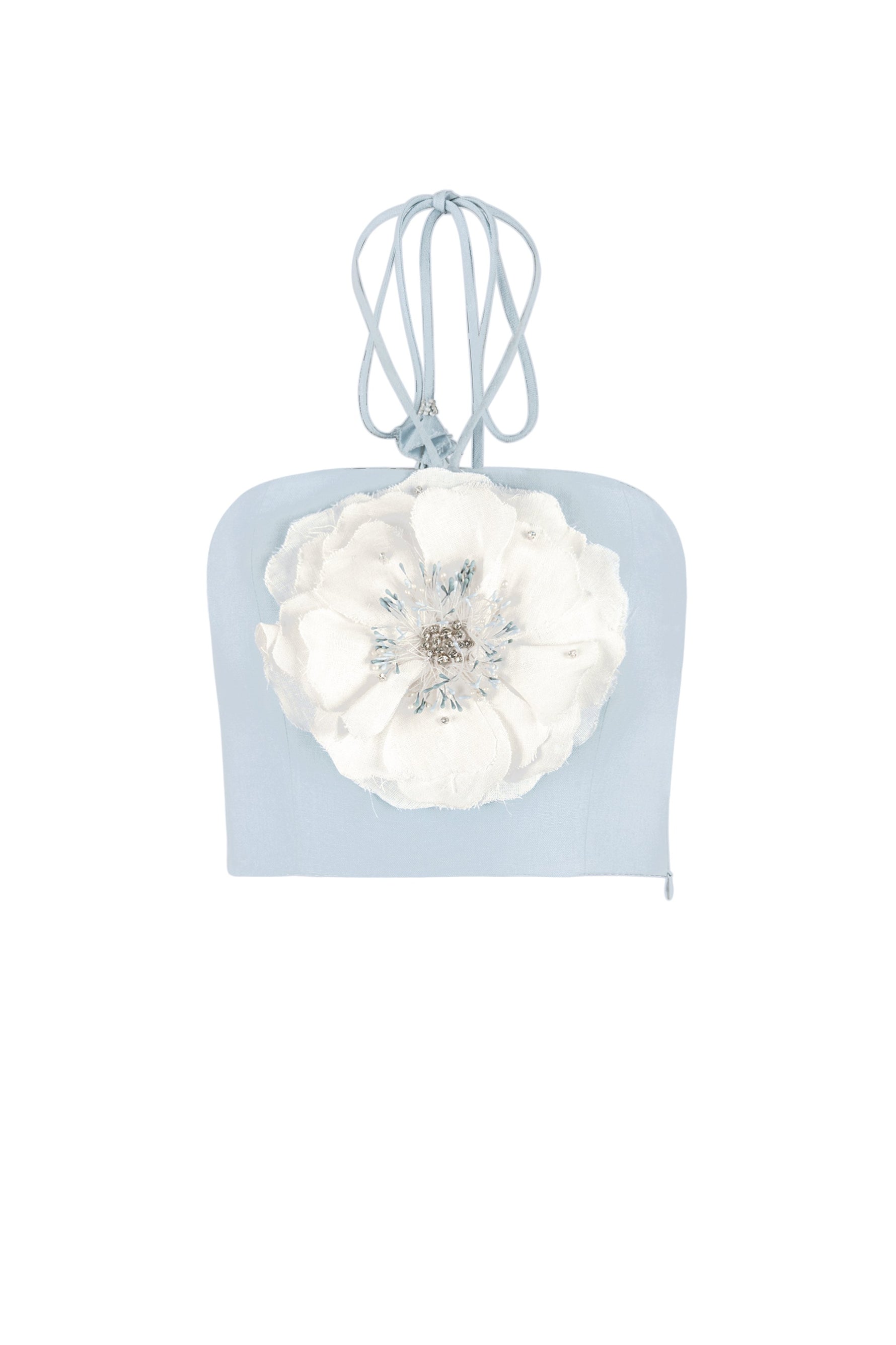 Gol Bustier Top - Persica Floral Embelishment Tops - Bustier & Embroidered Rosewater House - Wholesale SS25 