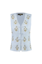 Sarv Vest - Sarv Embroidery Tops - Vests Rosewater House 