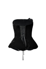 Celeste Bustier - Black Tops - Bustier & Embroidered Rosewater House 