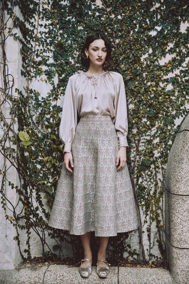 Chiara Blouse - Gold Rosewater House 
