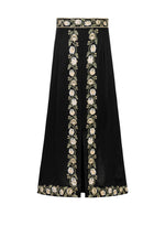 Gita Slit Skirt - Golestoon Embroidery Bottoms - Skirts Rosewater House 