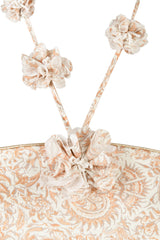 Hava Bustier - Printed Silk Creme Rosewater House 
