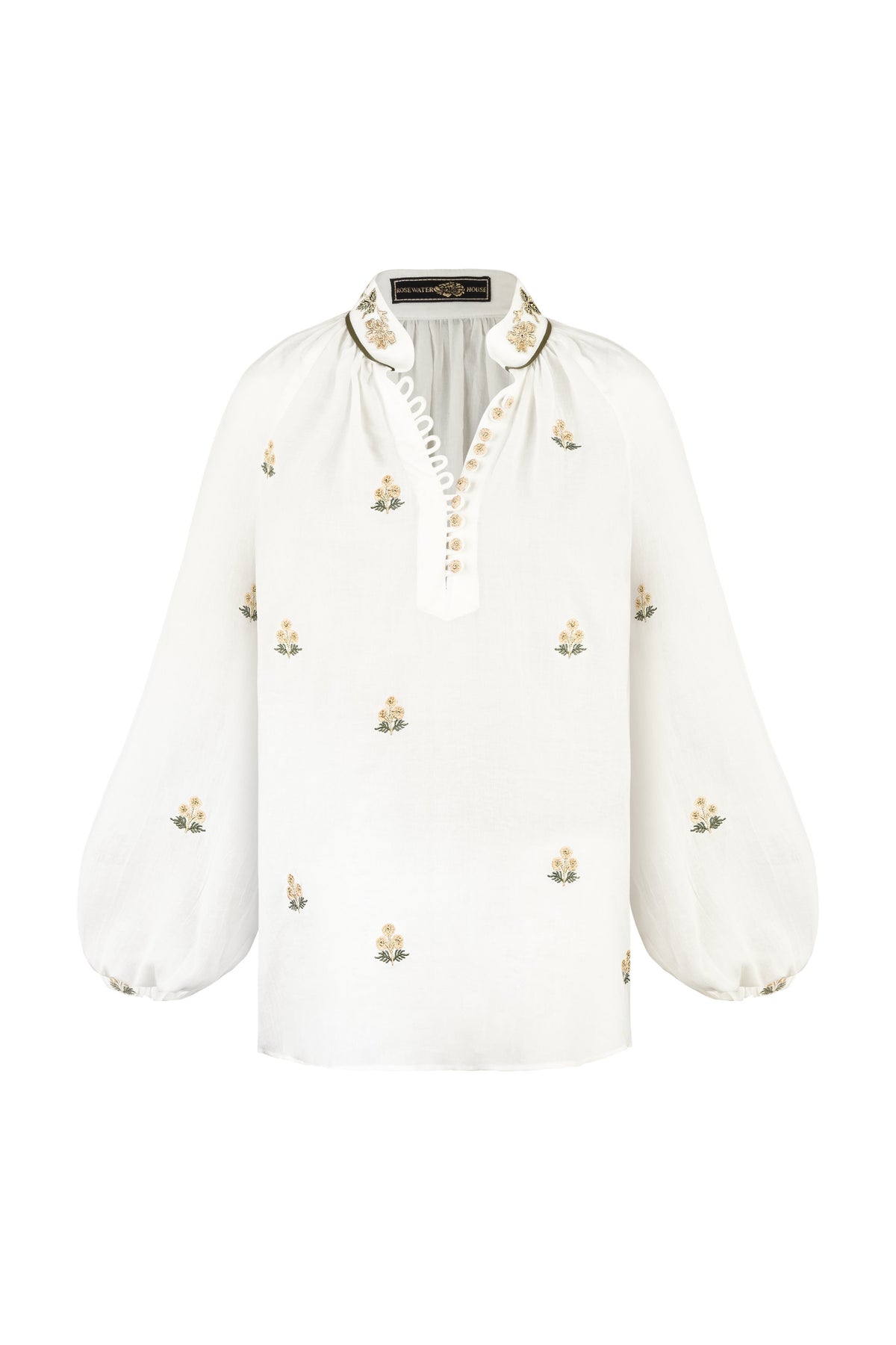 Golab Blouse - Naz Embroidery Tops - Blouse Rosewater House 