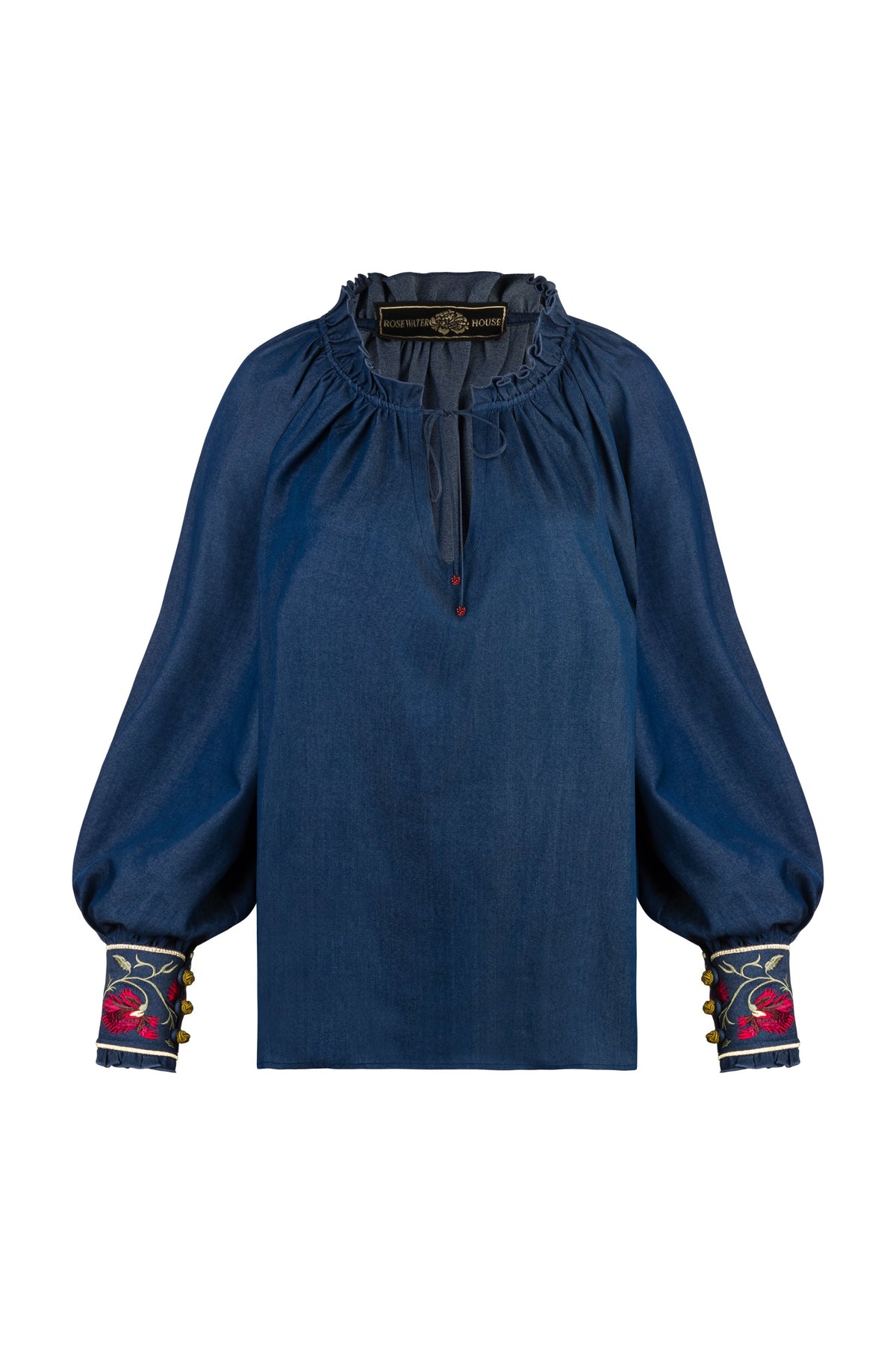 Chiara Blouse - Denim Tops - Blouse Rosewater House 