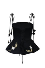 Lily Top - Lily Embroidery Tops - Bustier & Embroidered Rosewater House 