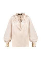 Chiara Blouse - Gold (Sample) Rosewater House 