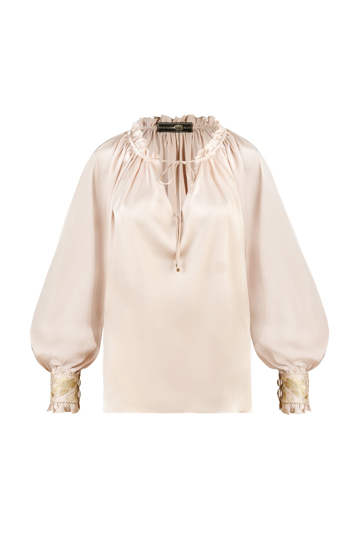 Chiara Blouse - Gold Tops - Blouse Rosewater House 