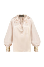 Chiara Blouse - Gold Tops - Blouse Rosewater House 