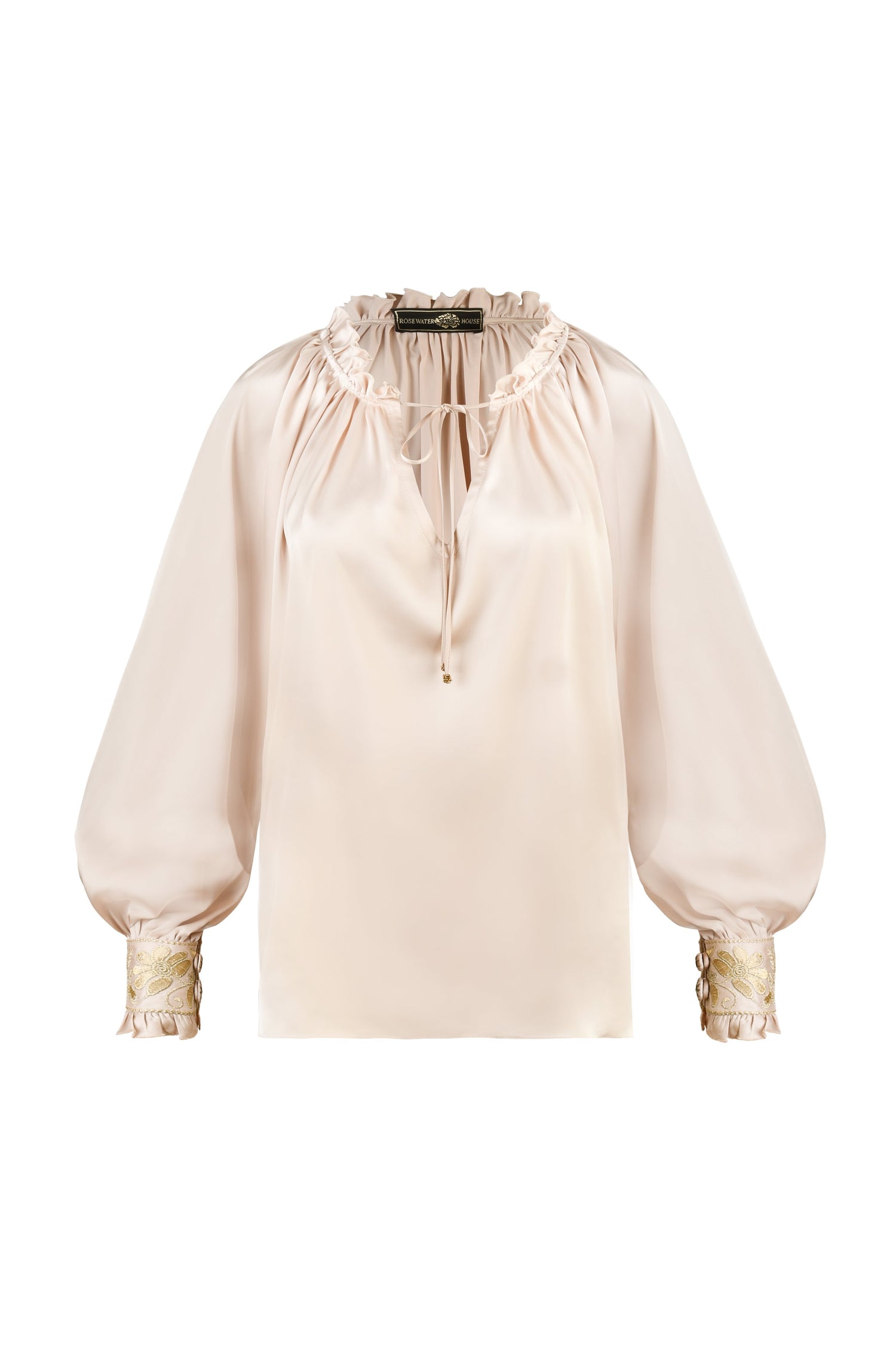 Chiara Blouse - Gold Tops - Blouse Rosewater House 