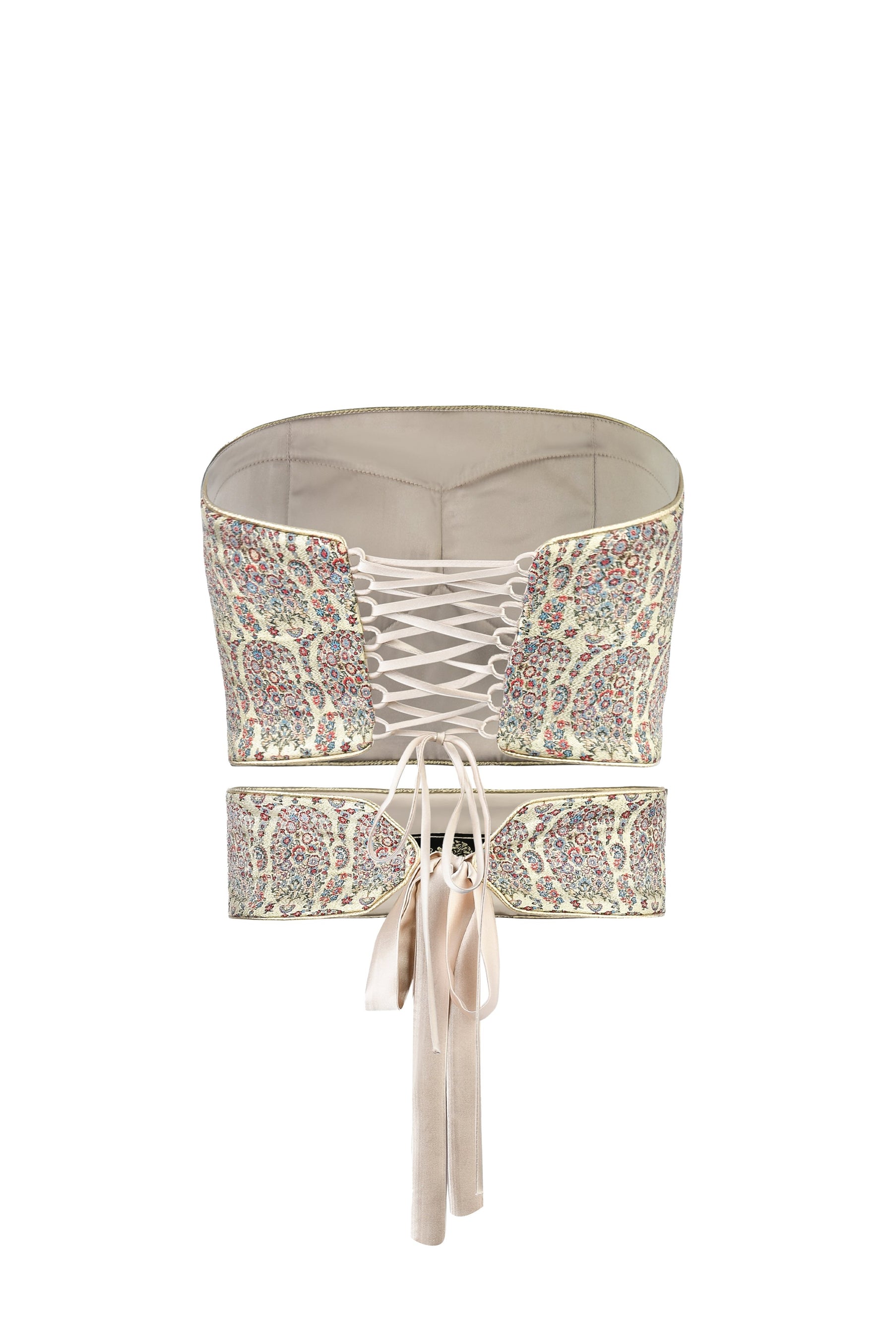 Termeh Jahan Top - Custom Bamdad Termeh Tops - Bustier & Embroidered Rosewater House 