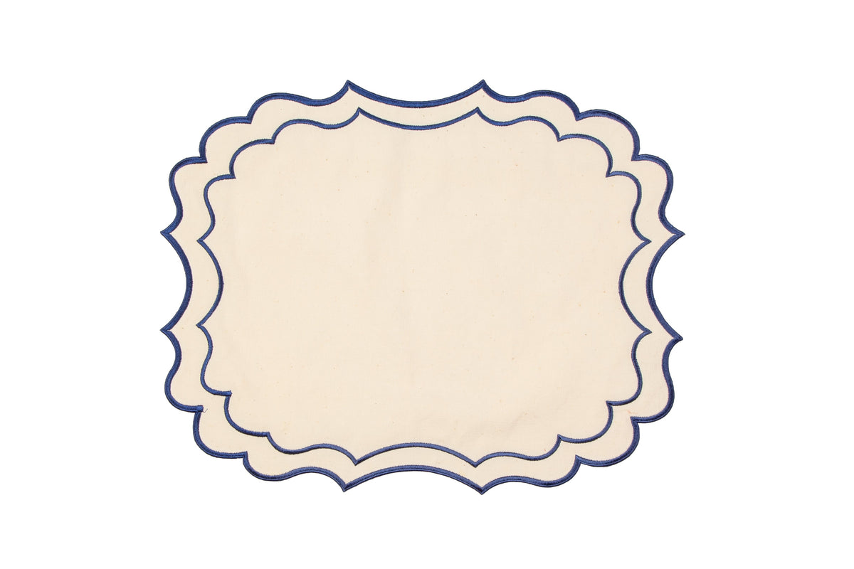 Iros Placemats - Blue Rosewater House