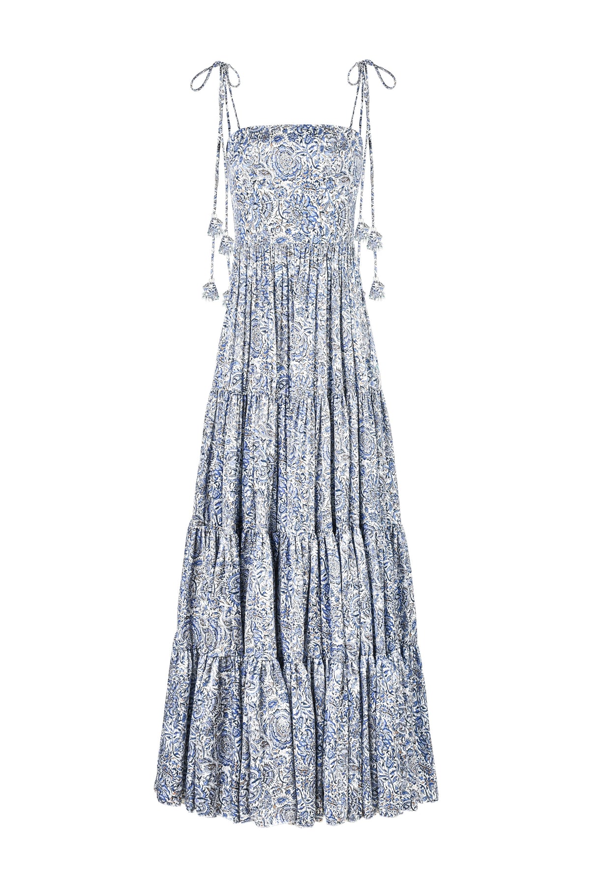 Sara Maxi Dress - Iris Print Dresses - Maxi Rosewater House 