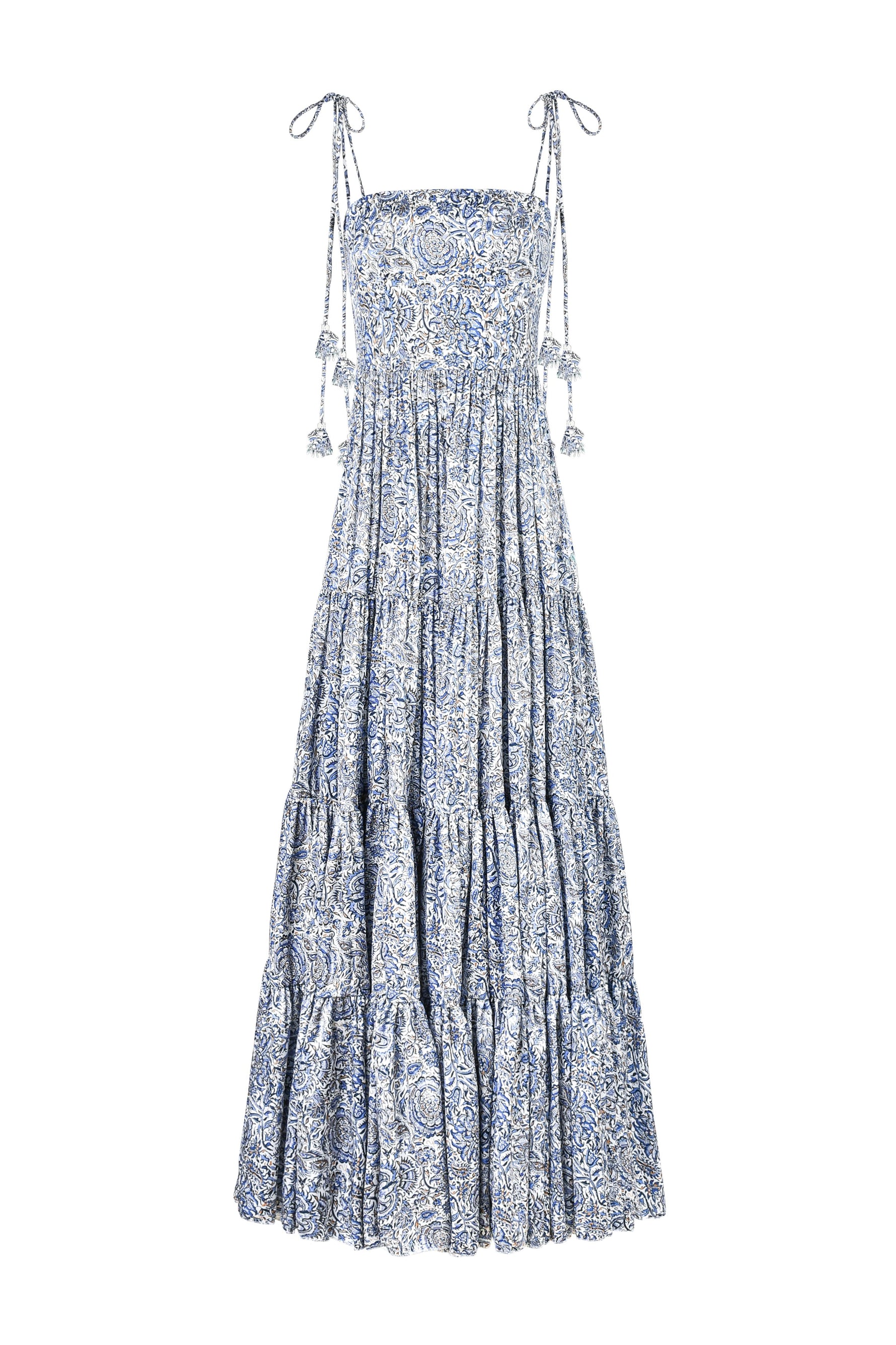 Sara Maxi Dress - Iris Print Dresses - Maxi Rosewater House 