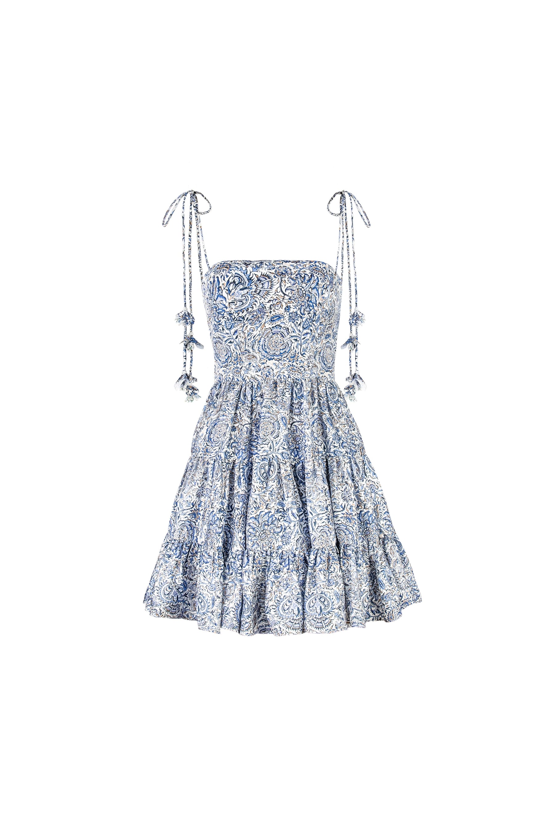 Sara Mini Dress - Iris Print Dresses - Mini Rosewater House 