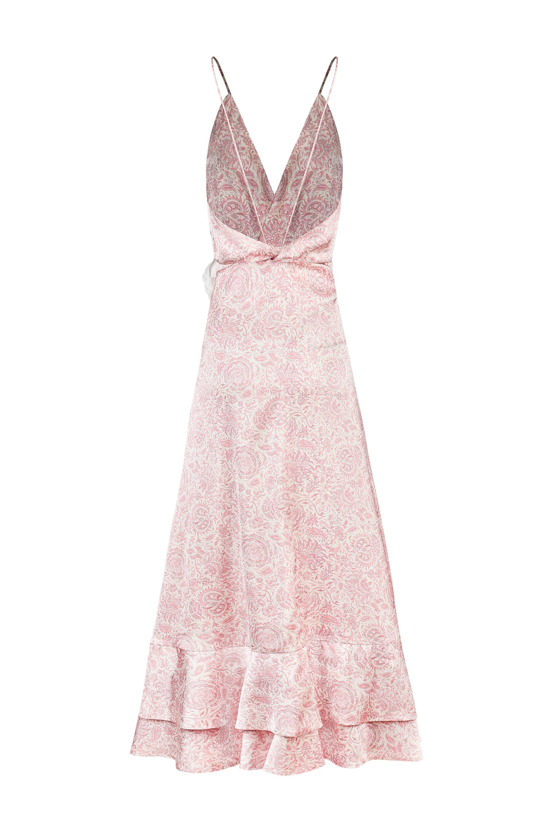 Shiraz Ruffle Dress - Iris Print Dresses - Midi Rosewater House 