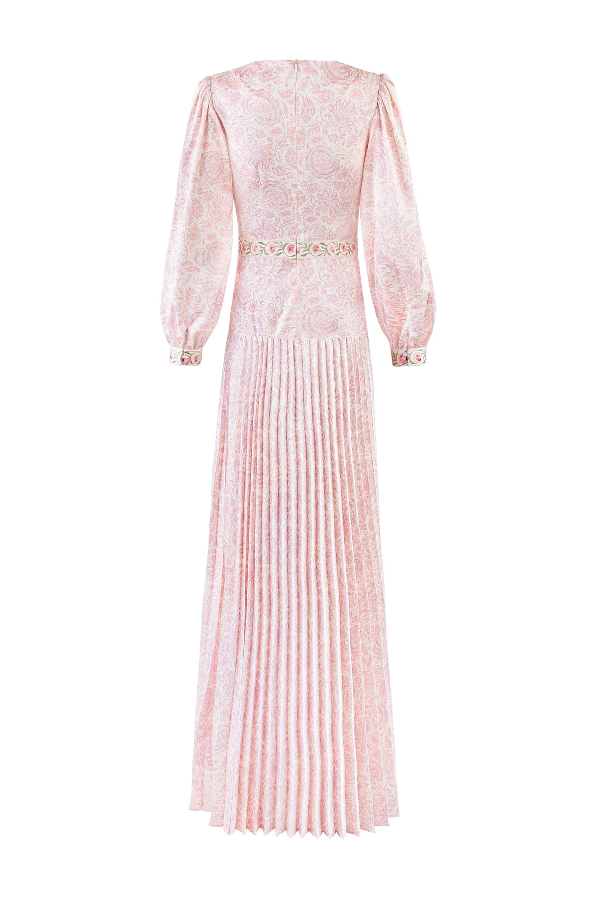 Tooba Maxi Dress - Printed Iris + Carnation Embroidery Dresses - Maxi Rosewater House 