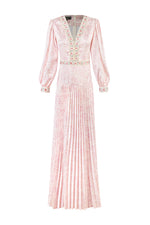 Tooba Maxi Dress - Printed Iris + Carnation Embroidery Dresses - Maxi Rosewater House 