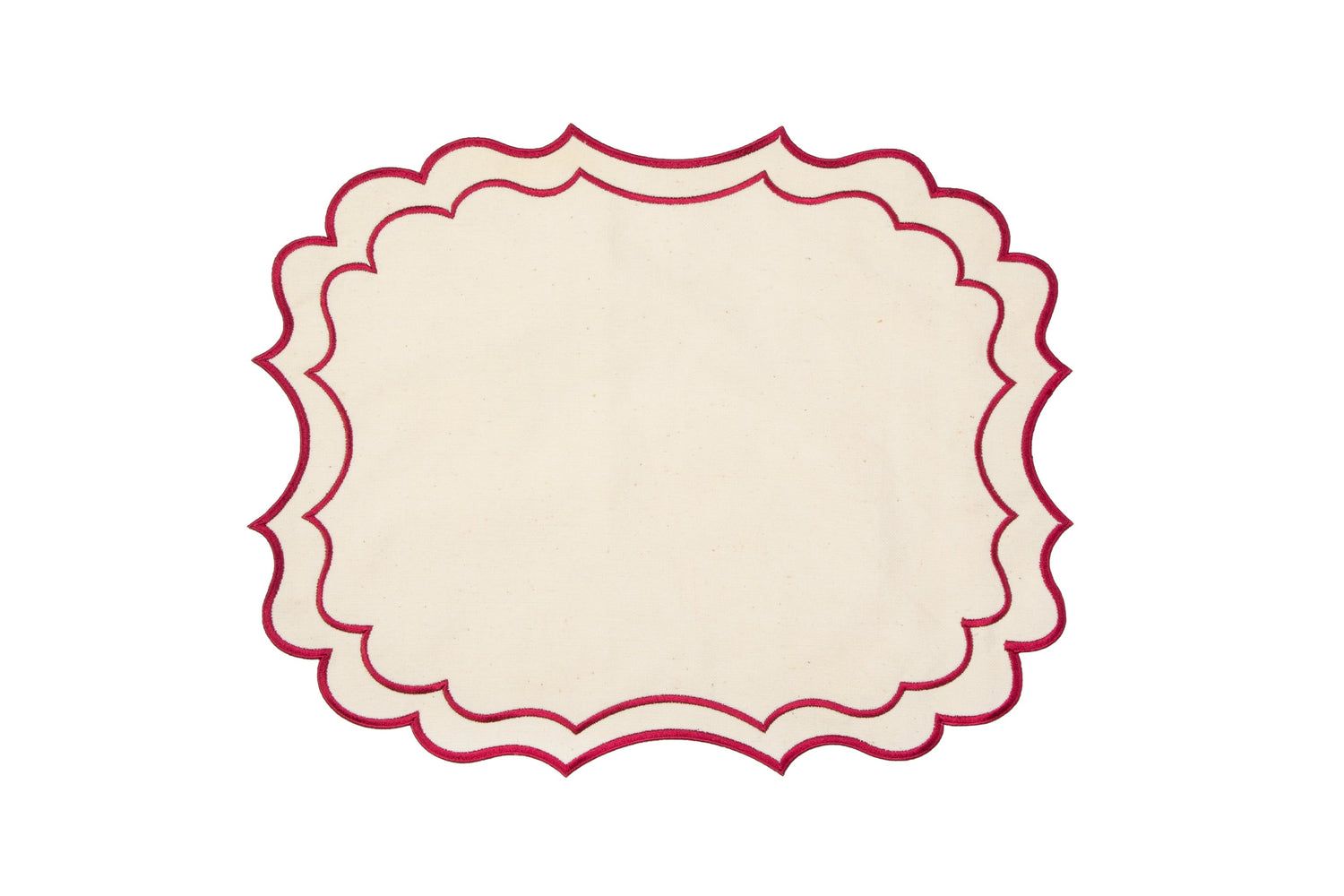 Iros Placemats - Red Rosewater House