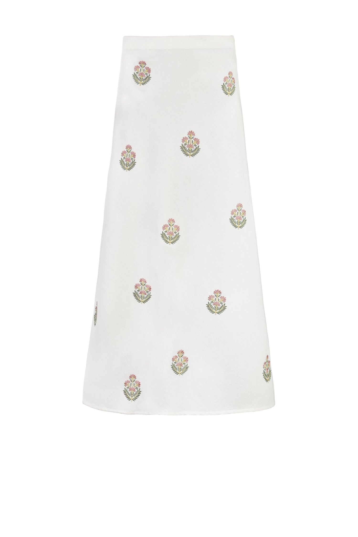 Mina Skirt - Ivory & Pink (SAMPLE) Rosewater House