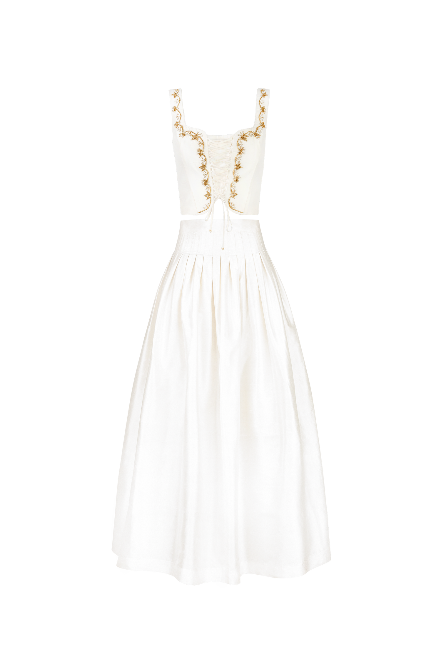 Ivy Sermeh Bustier & Skirt - Off White