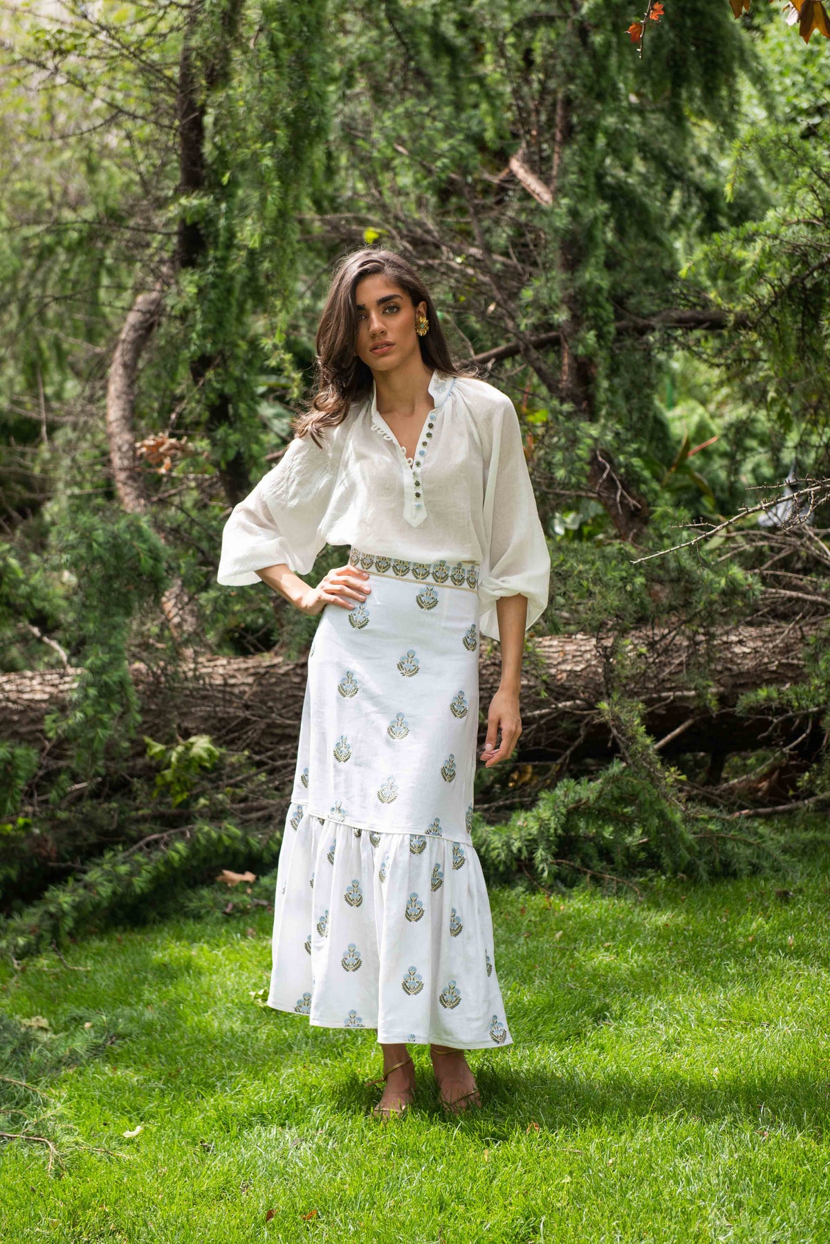 Ivy Blouse - White Tops - Blouse Rosewater House - Wholesale SS25