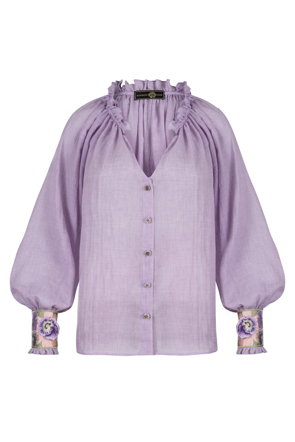 Pansy Blouse - Lilac Rosewater House 