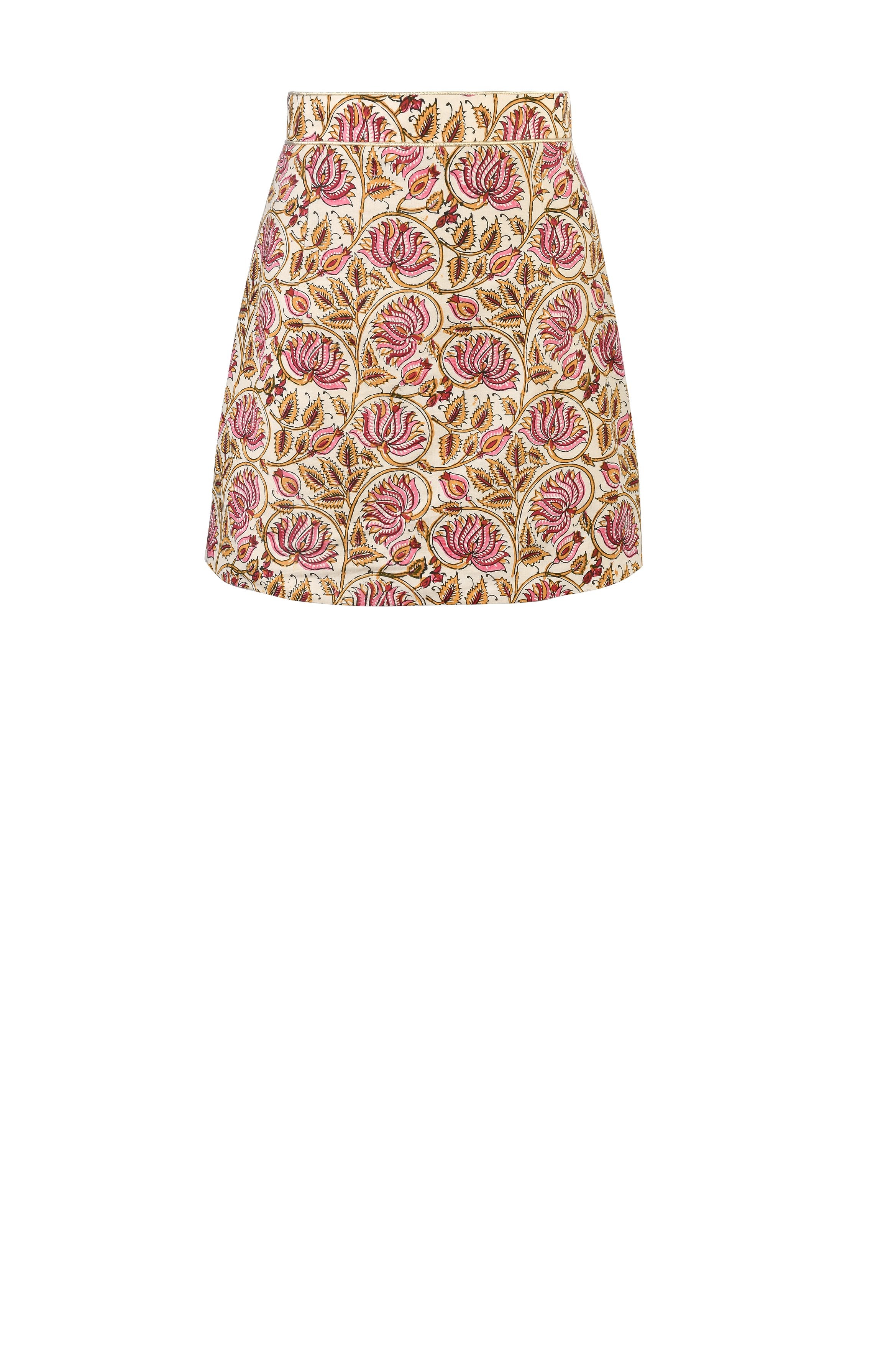 Shiva Mini Skirt - Pink Lotus Rosewater House