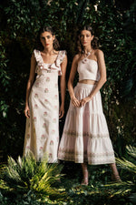 Hava Bustier - Pink Tops - Bustier & Embroidered Rosewater House