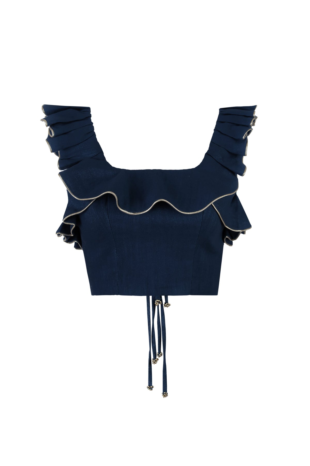 Malika Bustier Top Tops - Bustier & Embroidered Rosewater House 