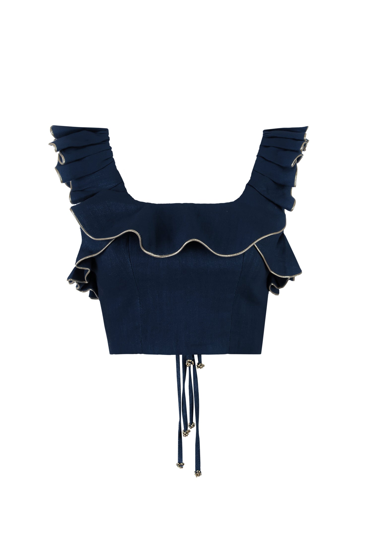 Malika Bustier Top Tops - Bustier & Embroidered Rosewater House 