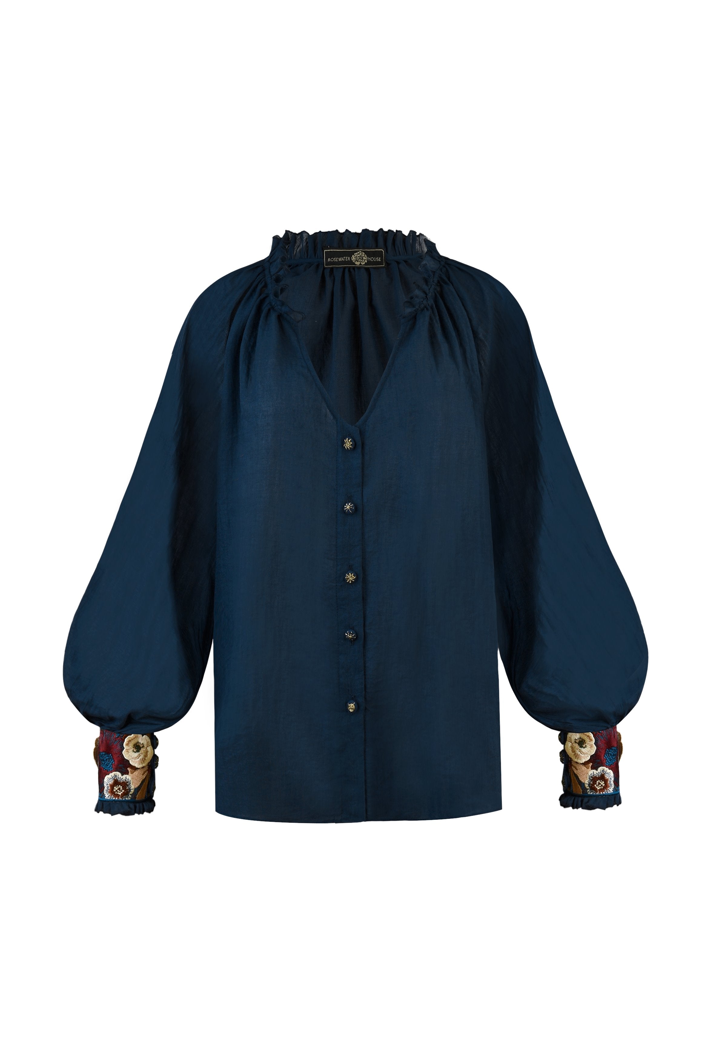 Pansy Blouse - Navy Rosewater House