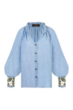 Pansy Blouse - Pansy Embroidery Tops - Blouse Rosewater House 